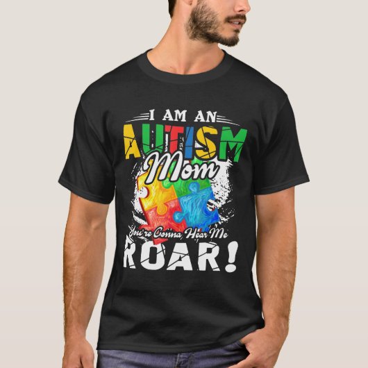 私は自閉症の母だ Tシャツ (正面)
