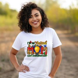 私は自閉症の母Tシャツだ Tシャツ