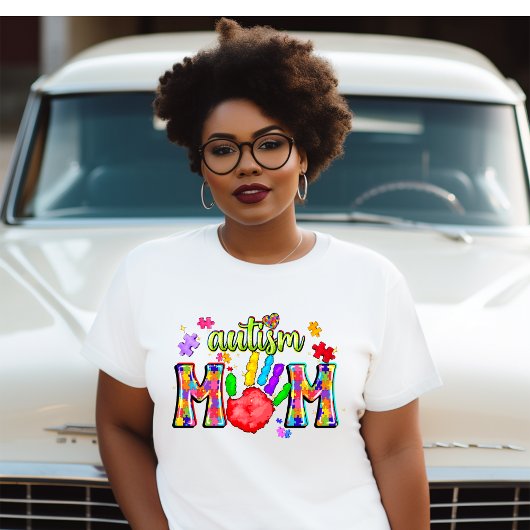 私は自閉症の母Tシャツだ Tシャツ