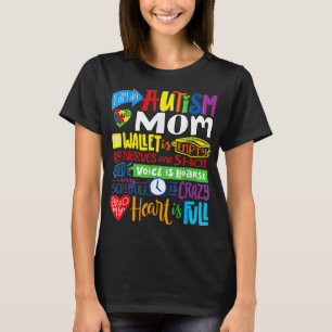 私は自閉症のMOM財布で誇りを持ったすが、 Tシャツ