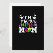 私は自閉症誇りを持ったの母です セーブザデート (正面/裏面)