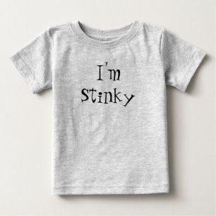 私は臭いです ベビーTシャツ