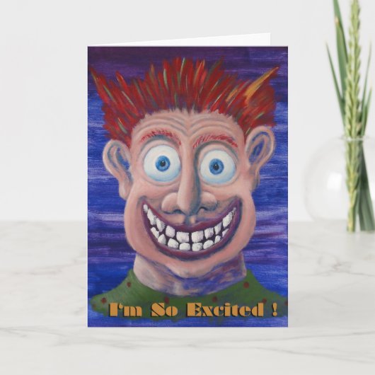 私は興奮している! カード (正面)