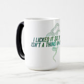 「私は舐めたので私のもの」魔法Mug モーフィングマグカップ (正面左)