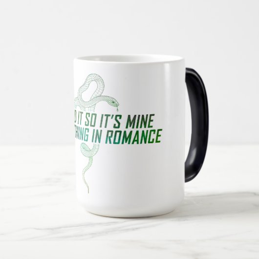 「私は舐めたので私のもの」魔法Mug モーフィングマグカップ (正面右)