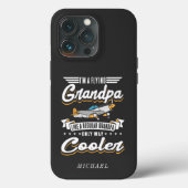 私は航空の飛んでいるおじいちゃんクールカスタムだ Case-Mate iPhoneケース (裏面)