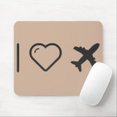 私は航空を愛します マウスパッド (マウス)