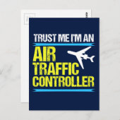私は航空交通管制官である ポストカード (正面/裏面)