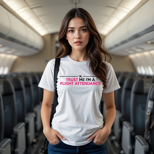 私は航空便に乗っていると信じて トライブレンドＴシャツ