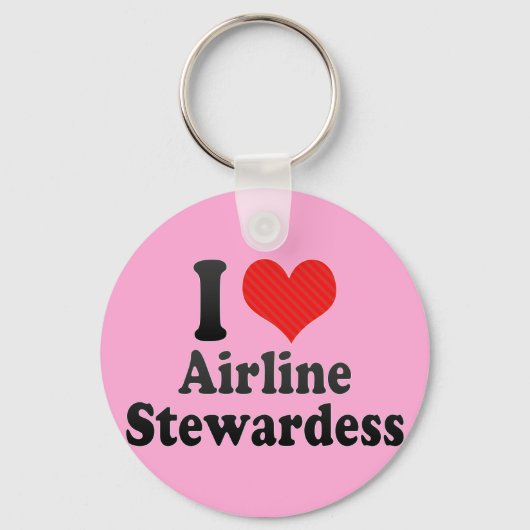 私は航空局のスチュワーデスが大好き キーホルダー (正面)