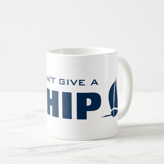 私は船におもしろいで航海のなコーヒー・マグを与えません コーヒーマグカップ (正面右)