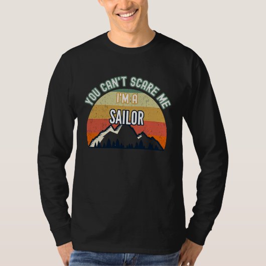 私は船乗りだから怖くない Tシャツ (正面)