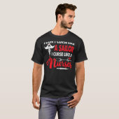 私は船乗りのように呪わないナースL Tシャツ (正面フル)