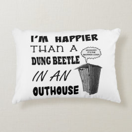 私は船外小屋で糞ビートルより幸せだ アクセントクッション