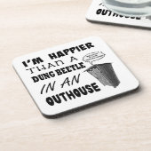 私は船外小屋で糞ビートルより幸せだ コースター (左側)
