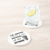 私は船外小屋で糞ビートルより幸せだ コースター (側面)