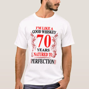私は良いウイスキーのように70年 – 70誕生日7 Tシャツ