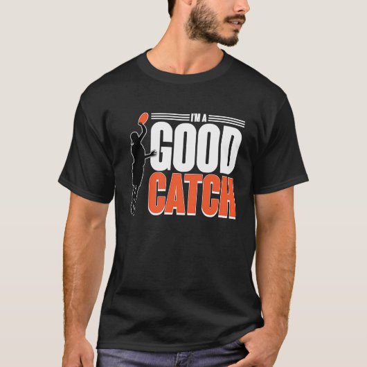 私は良いキャッチ究極のフリスビー選手のゲーム茶 Tシャツ (正面)