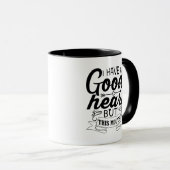 私は良いハートを持っているが、この口おもしろマグカップ マグカップ (正面右)