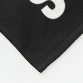 私は良いリストに載りたいが、誰もが公正である フリースブランケット (角)