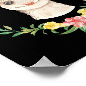 私は良い子猫おもしろいかわいいポッサム恋人ギフト ポスター (角)