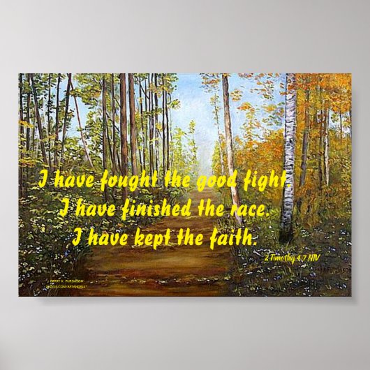 私は良い戦いのポスターと戦った ポスター (正面)