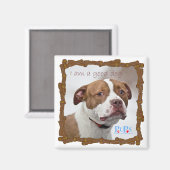 私は良い犬です マグネット (正面/裏面)