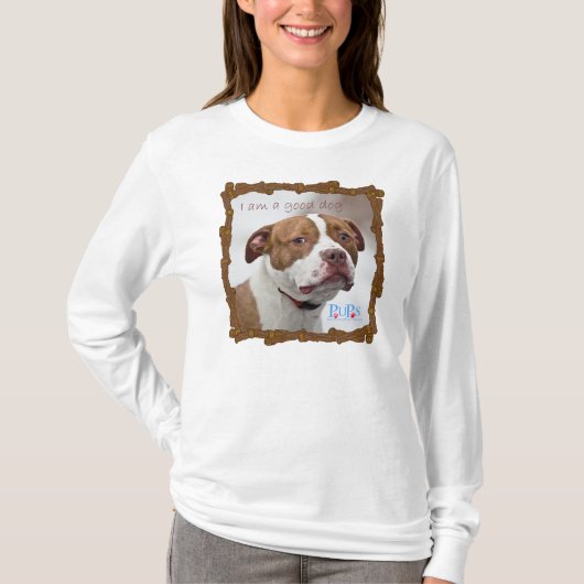 私は良い犬です Tシャツ (正面)