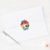 私は良い男の子だった – collie dog ラウンドシール (封筒)