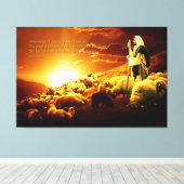 「私は良い羊飼いだ。キャンバスプリント キャンバスプリント (インサイチュ (ウッドフロア))