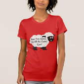 私は良い羊飼いです。私は羊を知っている Tシャツ (正面)