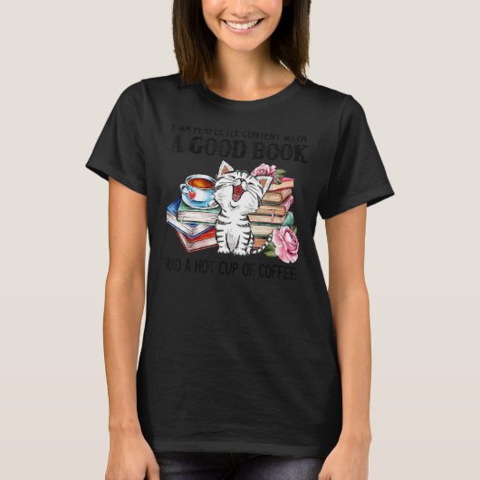 私は良い読書人と完全に満足している Tシャツ (正面)