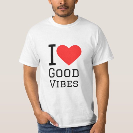 私は良い雰囲気が大好きだ Tシャツ (正面)