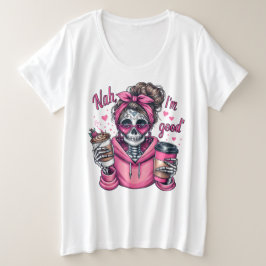 私は良い プラスサイズTシャツ