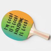 私は良かった良かったすべてが良かった 卓球ラケット (横)