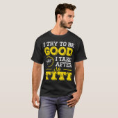 私は良くなろうと努力するが、疲れを取る Tシャツ (正面フル)
