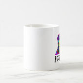 私は色のブルドッグを愛します モーフィングマグカップ (中央)