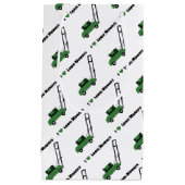 私は芝刈り機が大好き スモールペーパーバッグ (正面)