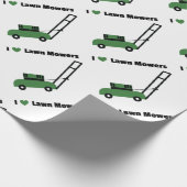 私は芝刈機を愛します ラッピングペーパー (角)