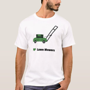 私は芝刈機を愛します Tシャツ