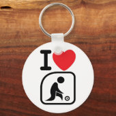 私は芝鉢が大好きだ キーホルダー (正面)