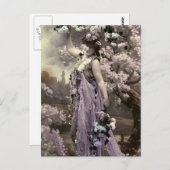 私は花が大好き ポストカード (正面/裏面)