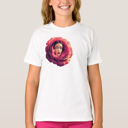 私は花です  Tシャツ (正面)