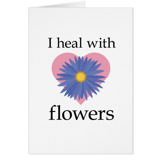 私は花で癒える (正面)