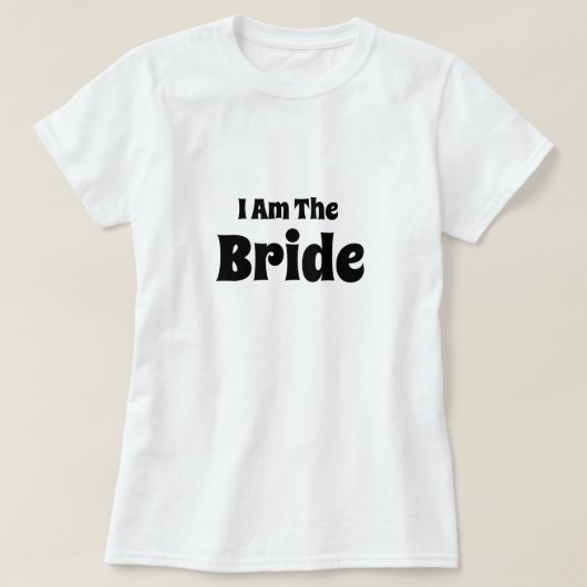 私は花嫁の基本的なTシャツだ Tシャツ (デザイン正面)
