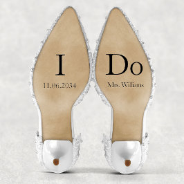 私は花嫁の靴結婚のビニールカスタムシールを行う シール