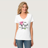 私は花嫁パーティー Tシャツ (正面フル)