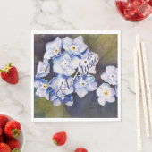 私は花忘れパーティーモノグラムではない スタンダードランチョンナプキン (インサイチュ)