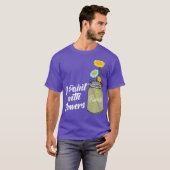 私は花絵を描屋の庭師プレミアム付き Tシャツ (正面フル)