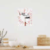 私は芸術だから、芸術家である ポスター (キッチン)